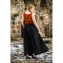 Mittelalter Rock "Konstanze" Schwarz L/XL