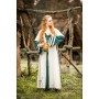 Mittelalter Kleid Dorothea Natur/Grün XXXL