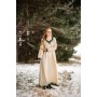 Wikinger Kleid "Lagertha" Natur/Grün L