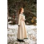 Wikinger Kleid "Lagertha" Natur/Grün M