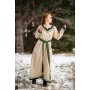 Wikinger Kleid "Lagertha" Natur/Grün XXL
