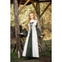 Mittelalter Kleid Amalia Natur/Grün XL