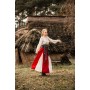 Mittelalter Rock "Isabella" Rot/Natur S/M