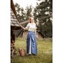 Mittelalter Rock "Elise" Blau/Natur S/M