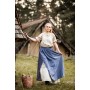 Mittelalter Rock "Elise" Blau/Natur XXL/XXXL