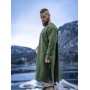 Wikinger Tunika "Snorri" mit Urnes-Stil Handstickerei Grün XL
