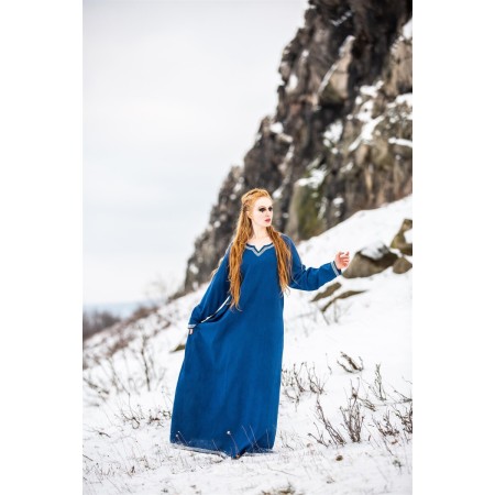 Wikingerkleid "Brigida" Blau L
