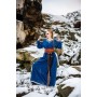 Wikingerkleid "Brigida" Blau S