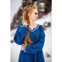 Wikingerkleid "Brigida" Blau XS