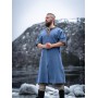 Kurzarmtunika mit Bordüre "Richard" Taubenblau M