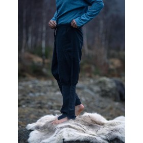 Wikinger Hose Rushose "Kjell" Schwarz M