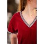Wikinger Tunika Damen "Matilda" Rot M