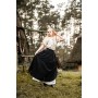 Mittelalter Rock "Elise" Schwarz/Natur S/M