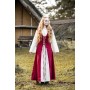 Mittelalter Kleid "Genefe" Rot/Natur S