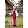 Mittelalter Kleid "Genefe" Rot/Natur S