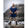 Wikinger Tunika kurzam "Loki" Blau XXL