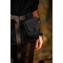 Mittelalter Leder Tasche "Tilo" Schwarz