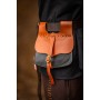 Mittelalter Leder Gürteltasche "Albrecht" Braun/Schwarz