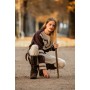 Keltische Tunika "Aidan" Dunkelbraun/Natur XXXXL