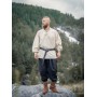 Typisches Mittelalter Stehkragen-Schnürhemd "Friedrich" Natur 4XL