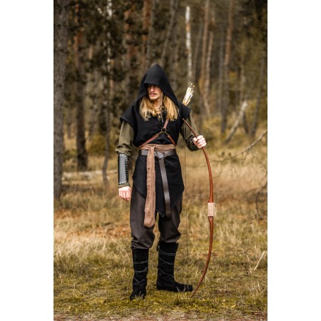 Waldläufer Tunika Aldon unisex Schwarz XXXL