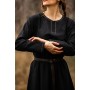 Wikinger Unterkleid Helga Schwarz XL