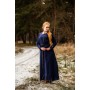 Wikinger Unterkleid Helga Blau L
