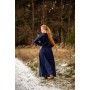 Wikinger Unterkleid Helga Blau XL