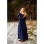 Wikinger Unterkleid Helga Blau XXL