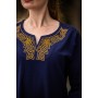 Wikinger Kleid Aslaug Blau S