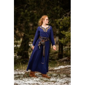 Wikinger Kleid Aslaug Blau XXXL