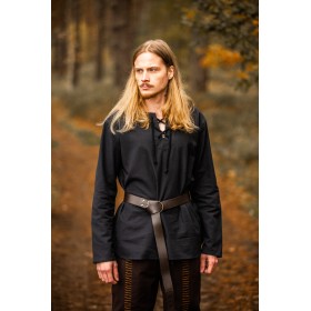 Mittelalter Hemd "Otto" Schwarz XXXL
