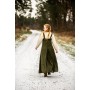 Wikinger Leinen Überkleid Alena Grün L/XL