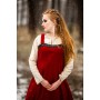 Wikinger Leinen Überkleid Alena Rot S/M