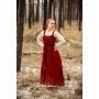 Wikinger Leinen Überkleid Alena Rot S/M