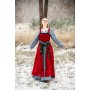 Wikinger Leinen Überkleid Alena Rot XXL/XXXL
