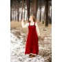 Wikinger Leinen Überkleid Alena Rot XXL/XXXL