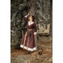 Wikinger Kleid Jorunn Braun/Natur L