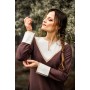 Wikinger Kleid Jorunn Braun/Natur XXL