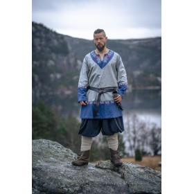 Wikinger Tunika Freydis Grau Unisex S/M