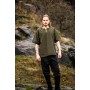 Herren Hemd "Hagen" mit Lederapplikationen Grün 3XL