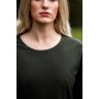 Damen Kleid "Alvilda" mit Rundhalsausschnitt Grün XL