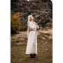 Damen Kleid "Alvilda" mit Rundhalsausschnitt Natur 3XL