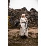 Damen Kleid "Alvilda" mit Rundhalsausschnitt Natur 3XL