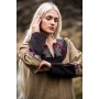 Damen Wikinger Kleid "Idun" mit Stickerei Sand S