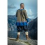 Wikinger Tunika Freydis Olive/Blau Unisex XXL/XXXL