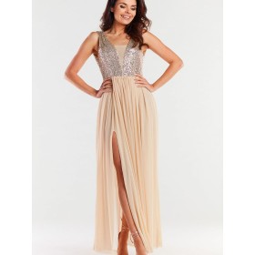 Robe longue model 174302 awama