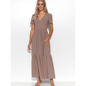 Robe de jour model 176208 Makadamia