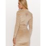 Robe de jour model 185225 Makadamia