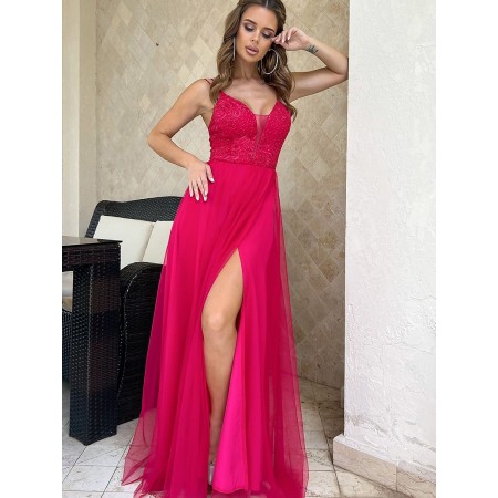 Robe longue model 188224 Bicotone